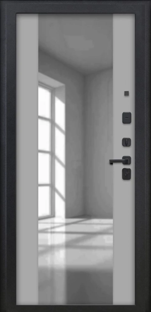 Входная дверь ДвериПРО Квадро ФЛЗ-1 Шарли светлый DPRO226526 внутренняя сторона